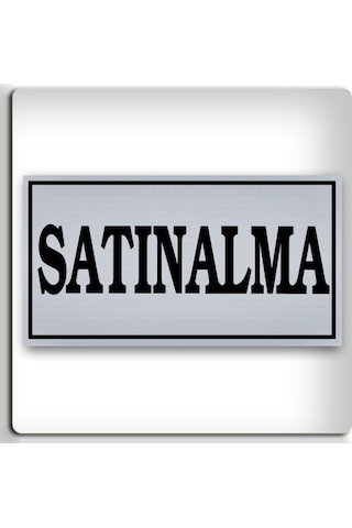 Satınalma - Yönlendirme Levhası - Kendinden Yapışkanlı Metalik Gümüş Gri Tabela 8x15 Cm