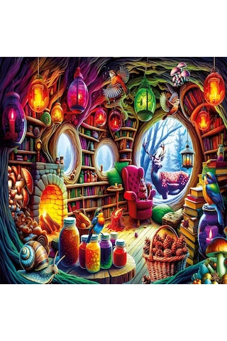 20826 Puzzle 1000 Mystical House İn The Forest