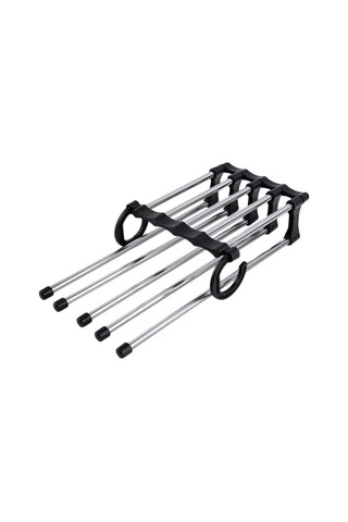 Dancemonkey 1 Adet Dolap Organizatörü Pantolon Raf Askılı Düzenleyici Ahşap