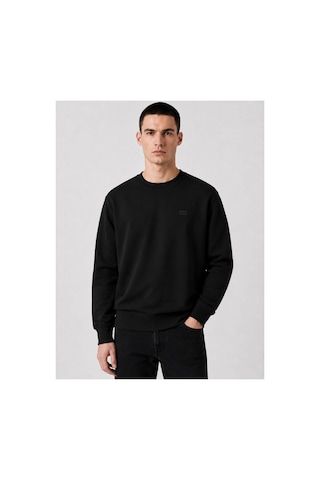 Levi's Erkek Siyah Bisiklet Yaka Orıgınal Housemark Sweatshirt Standart Fıt 00auv-0000-16566