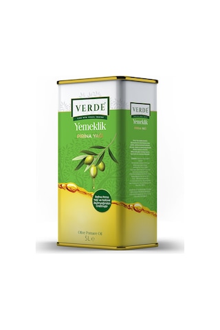 Verde Yemeklik Pirina Zeytinyağı Teneke 5 L