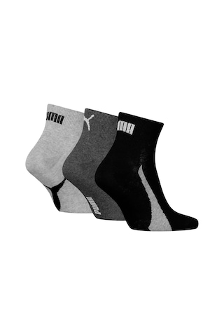 Puma Lifestyle Quarter 3'lü Unisex Çok Renkli Günlük Stil Çorap 93858201