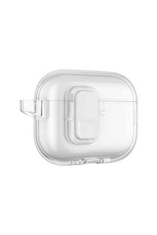 Airpods Pro 3 Uyumlu Amazingthing Magnetik Kilit Tasarımlı Minimal Serisi Kılıf Şeffaf Şeffaf
