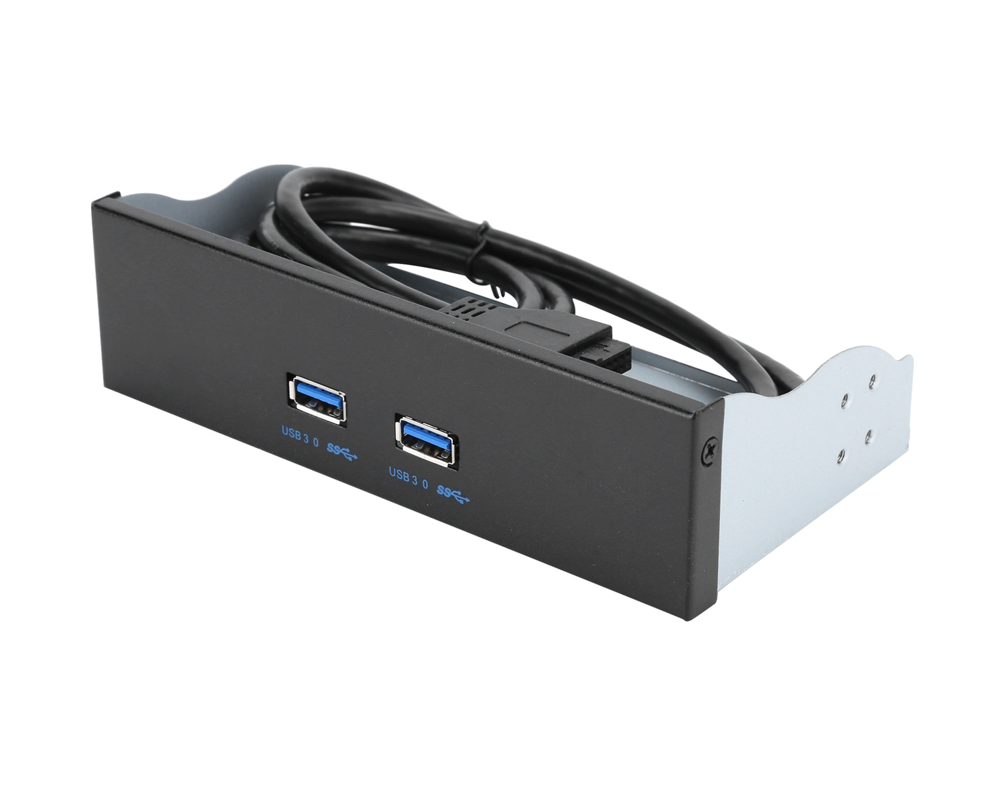 Xiyyadms Usb 3.0 Ön Panel, Optik Sürücü Konumu, Çift Port, 19/20pin Dönüştürücü Kablosu, 5gbps Hızlı Veri Transferi, 0.8m Uzunluk, Win/linux Desteği