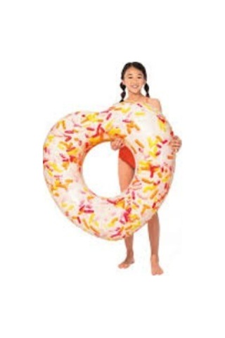 56253 - Kalp Şekilli Donut Simit 104 Cm 12 Lisinya Çok Renkli