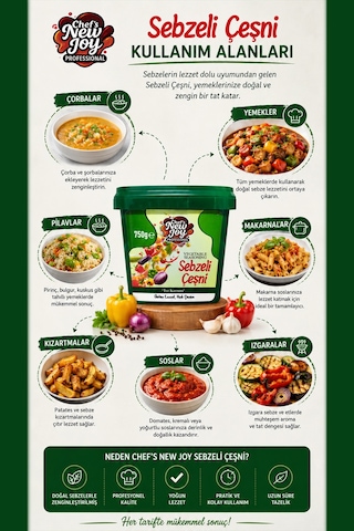 Sebzeli Çeşni 750 Gr Vegetable Seasoning