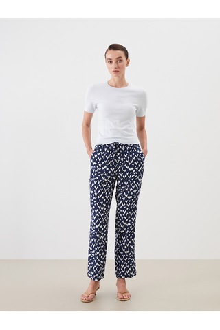 Lcw Comfort Lacivert Beli Lastikli Havuç Kesim Kadın Pantolon