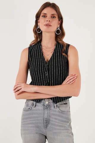 Lela Bayan Yelek 5865971 Siyah-beyaz Siyah-beyaz