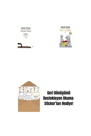Müfettişler Müfettişi - Üçkâğıtçı 2 Kitap Bir Arada + Eskici Ve Oğulları Midi Boy + Okuma Sticker'ları