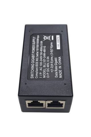 48v 0.5a 1000m Poe Enjektör Adaptör Poe Switch Adaptör