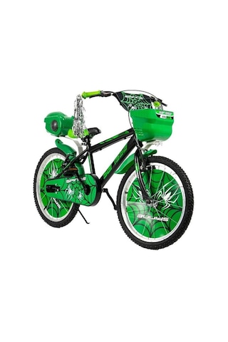 Sarissa Spinne 20 Jant 7 Ve 10 Yaş Çocuk Bisikleti Yeni Sezon Full Aksesuarlı Yeşil