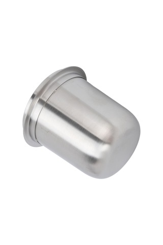 Geeroyoo 150ml Paslanmaz Çelik Kahve Toz Toplayıcı, 58mm İtalyan Kolu Uyumlu, Ellerden Kurtarır, Uçan Toz Engeller, Kolay Temizlenir Siyah Gri