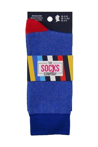 Desenli Erkek Soket Çorap-1857 Çok Renkli