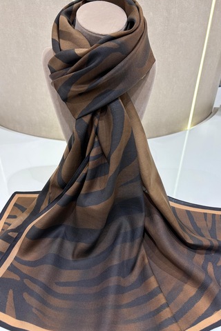 Cardion Lunira Silk Yün İpek Şal Çizgili