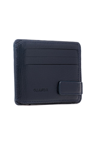 Lacivert Cüzdan & Kartlık Unisex 544 Grande Deri Cüzdan Kartlık