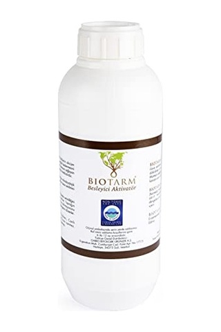Bıotarm Besleyici Aktivatör - Tarım Biyolojik Aktivatör, Organik Madde Artırıcı, Bitki Besleyici, Biyobesin 1 Lt 0,250