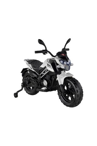 447 Motocross Akülü Motosiklet Beyaz