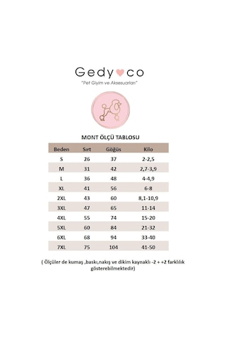 Gedyco Flowers Yumuşacık Baharlık Küçük Irk Köpek Yelek Yağmurluk