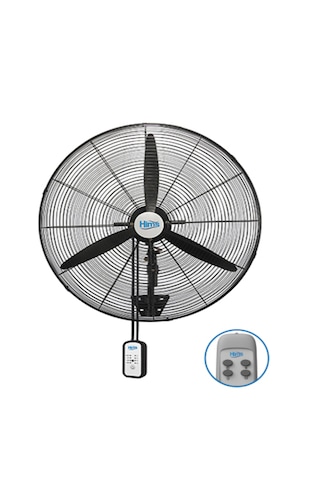 Hims Hef-dk650 190w 65 Cm Siyah Kumandalı Duvar Vantilatör