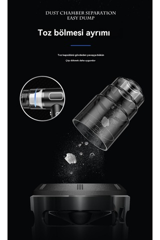 Taşınabilir El Tipi Elektrikli Süpürge Xcq-108-yeşil