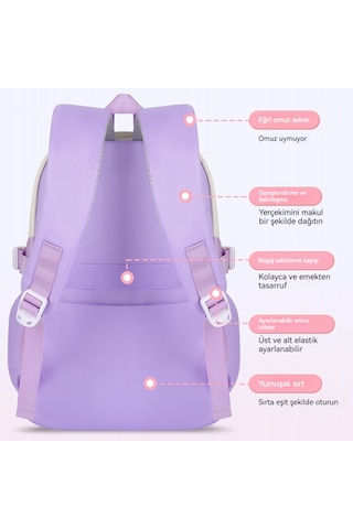 Yeni Ortaokul Lise Kız Minimalist Okul Çantası Büyük Kapasiteli Buzdolabı Kapısı Çocuk Omuzları Kırmızı Kırmızı