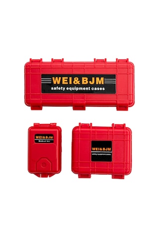 Jeehugo 1/10 Ölçekli Rc Araçlar İçin Abs Simülasyonlu Bagaj Seti 3 Adet - Trax4, Axial Scx10 90046/90047, Rr10 Uyumlu