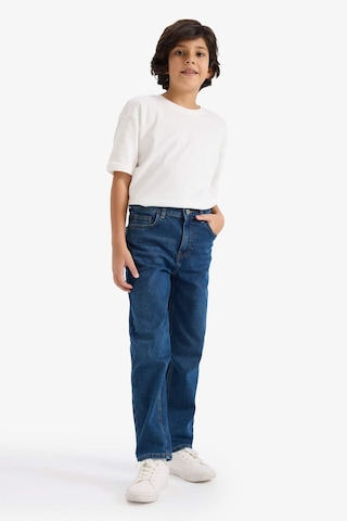 Defacto Erkek Çocuk Straight Fit Düz Paça Jean Pantolon F8430a826smnm34 Mavi-nm34