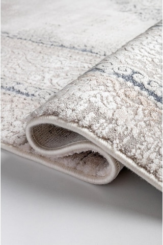 Bahariye Halı Ezgi 98x200 5664 Beyaz Mavi