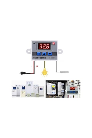 Xh-W3002 220V Dijital Termostat Sıcaklık Kontrol Cihazı Kuluçka 220V - Xh-W3002
