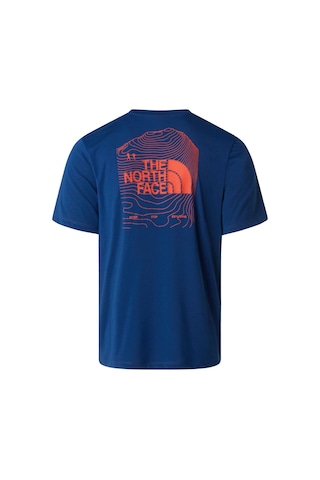 The North Face M Bıtmap Logo Short Sleeves Tee-graphıc Erkek Tişört Nf0a8ftvd1r1 Mavi