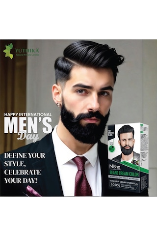 Sakal Boyama Seti 60ml,10dk Bekleme Süresi Amonyak Paraben İcermez,cilde Leke Yapmaz Orjinal Black