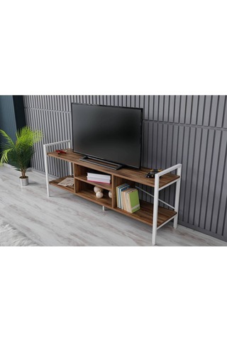 Sehpol Tv Sehpası 160x35x65 Cm Beyaz Richmood