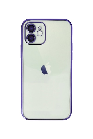 Apple iPhone Uyumlu 11 Kılıf Razer Lensli Silikon - Mor