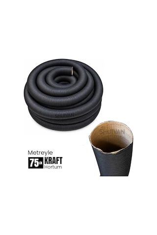Shuıvan Webasto Tipi Isıtıcı 75mm Hava Hortumu Kraft 1 Metre-2073 Çok Renkli