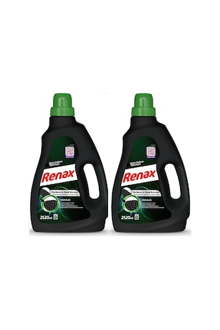 Renax Siyahlar için Sıvı Çamaşır Deterjanı 2 x 2520 ML
