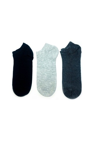 Ozzy Socks 3'Lü Unisex Dikişsiz Patik Çok Renkli