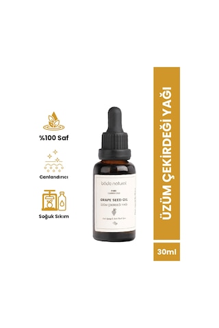 Bade Natural Saf Soğuk Sıkım Üzüm Çekirdeği Yağı 30 ML