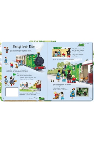 Usborne Poppy And Sam S Wind Up Train Book