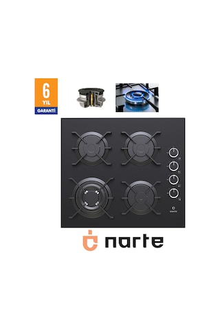 Narte CG20160B Ankastre Cam Ocak