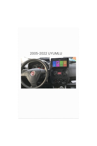 Snp Serisi Fiat Fiorino Uyumlu Android Multimedya Sistemi 6-128 Gb Hafıza Kablosuz Carplay & Android Auto + Geri Görüş Kamerası 10"