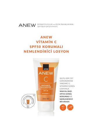 Anew Vitamin C Spf50 Korumalı Nemlendirici Losyon 50 Ml.