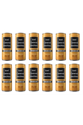 Obsesso Karamelli Soğuk Kahve 250 Ml X 12 Adet Hazır