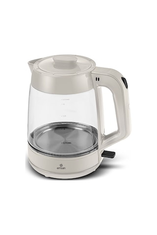 Emsan Glass Tea XL 1900 W 2 in 1 Cam Çay Makinesi ve Kettle