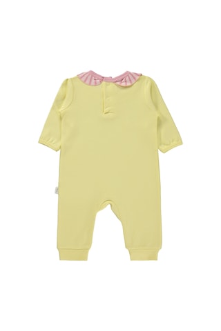 Civil Baby Çiçek Baskılı 3-18 Ay Tulum - Sarı Açık Sarı