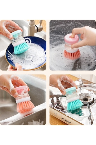 River World Bulaşık İçin Yıkama Fırçası Deterjan Hazneli