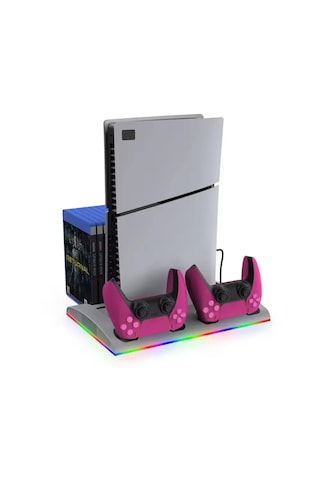 Tp5-3570 Ps5 Soğutucu Organizatör 2 Fanlı Stand Kol Şarj Edici St