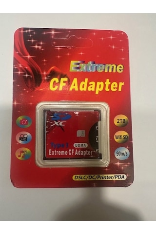 Sd Cf Adaptör Sd Kart Cf Çevirici Sd Hafıza Kartı Compact Flash Çevirici