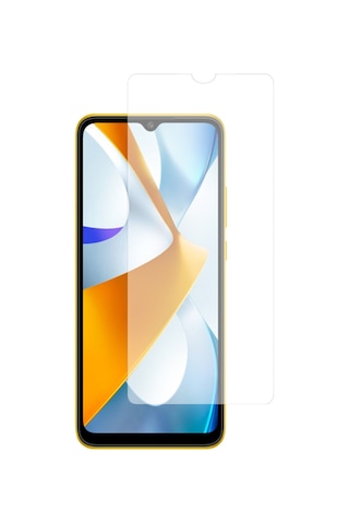 Xiaomi Poco C40 Kırılmaz Ekran Koruyucu Temperli Cam