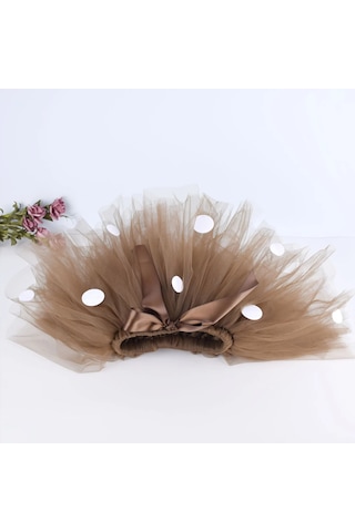 Kızlar Tutu Etek Çocuklar Cosplay Kabarık Kahverengi Geyik