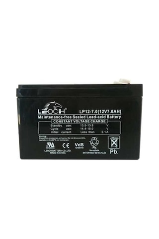 Leoch 12 V 7 AH Bakımsız Kuru Akü Leoch 12 V 7 AH Bakımsız Kuru Akü